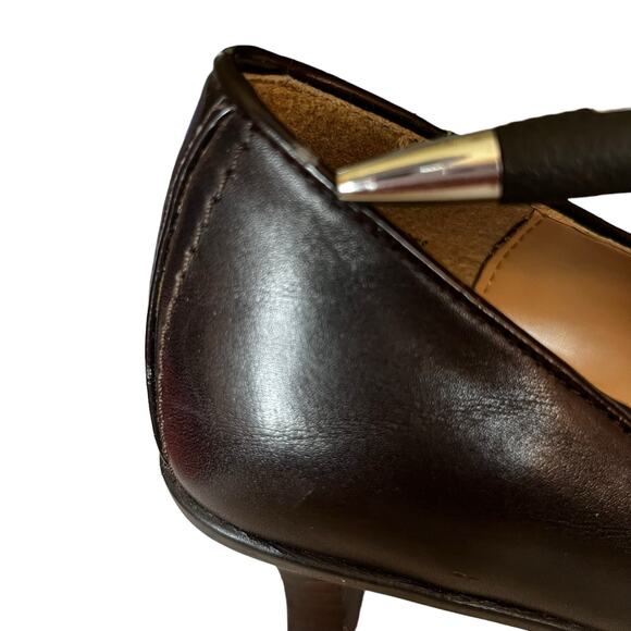 Reaction Kenneth Cole Leather Career Business Heels 9 - Picture 5 of 6